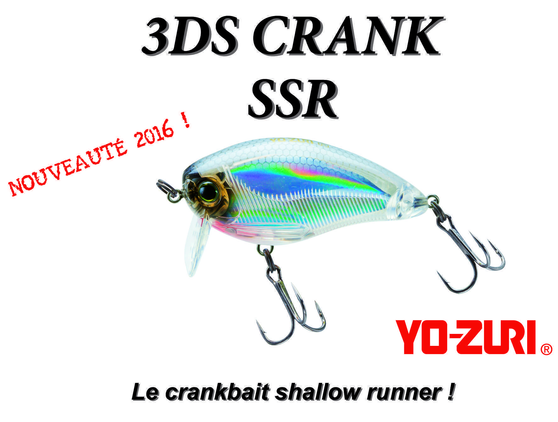 3DS CRANK SSR : le crankbait shallow runner !