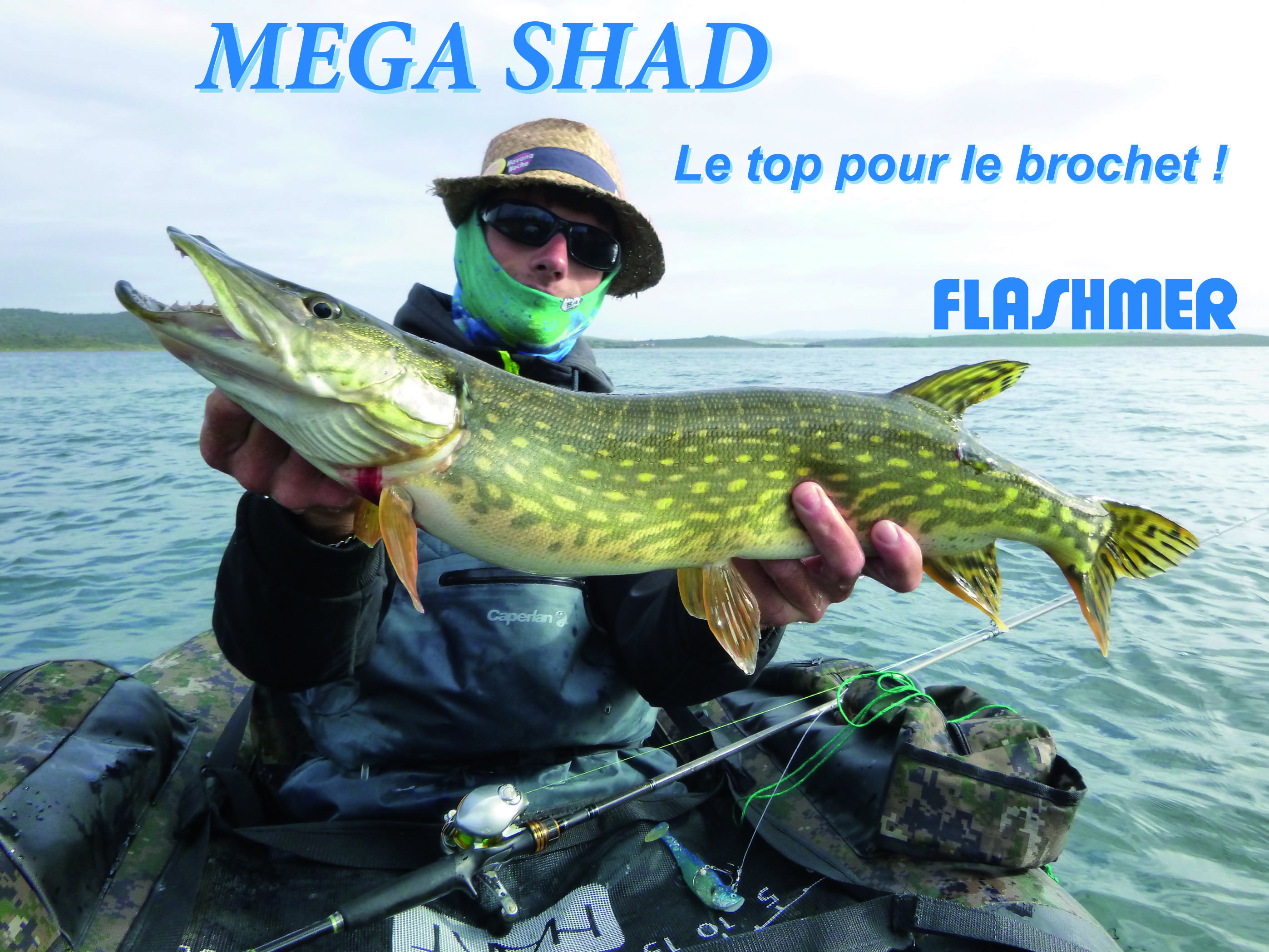 Méga Shad Flashmer : le top pour le brochet !