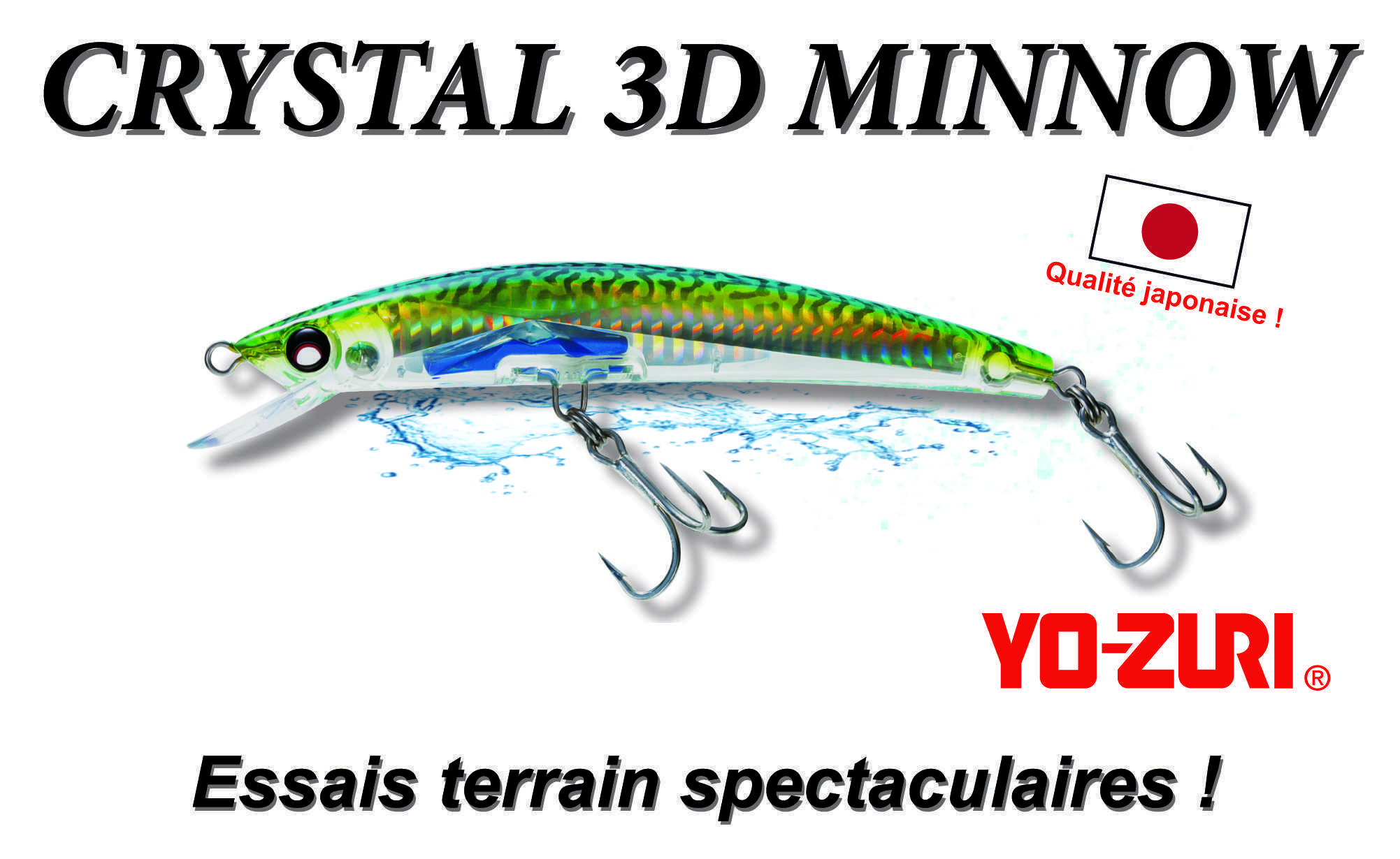 3 D Minnow Yo-Zuri : essais terrain spectaculaires !