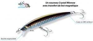Mag Crystal S Yo-Zuri : des distances de lancer impressionnantes !