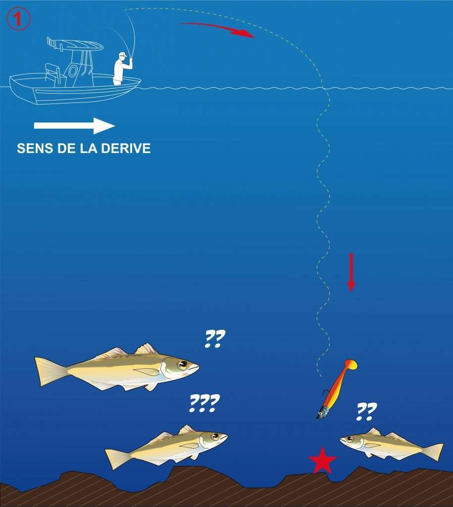 En pêche à l’ascenseur, lancez au devant de votre dérive… En pêche à l’ascenseur, lancez au devant de votre dérive…
