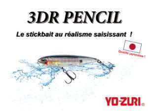 3DR Pencil : le stickbait au réalisme saisissant !