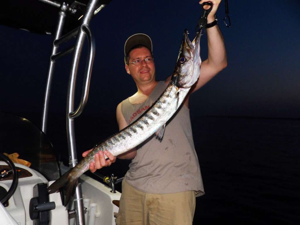 Avec la terrible dentition de ce barracuda, un fish grip tel que le Scale luxe Explorer Tackle est indispensable !