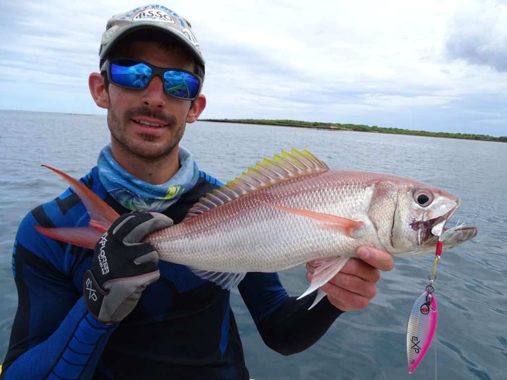 Etienne avec un jobfish pris au ras du fond