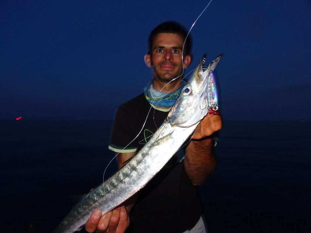 Joli barracuda méditerranéen au 3D Popper Yo-Zuri pour Etienne ! 