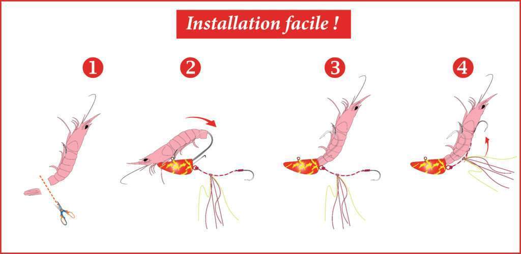 Comment installer une crevette sur son tenya Shallow Explorer Tackle 