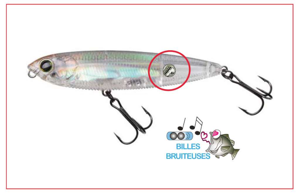 Bille Bruiteuse du 3DR Pencil Yo-Zuri