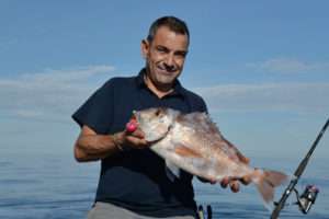 Pêche du pagre au Kabura Explorer Tackle