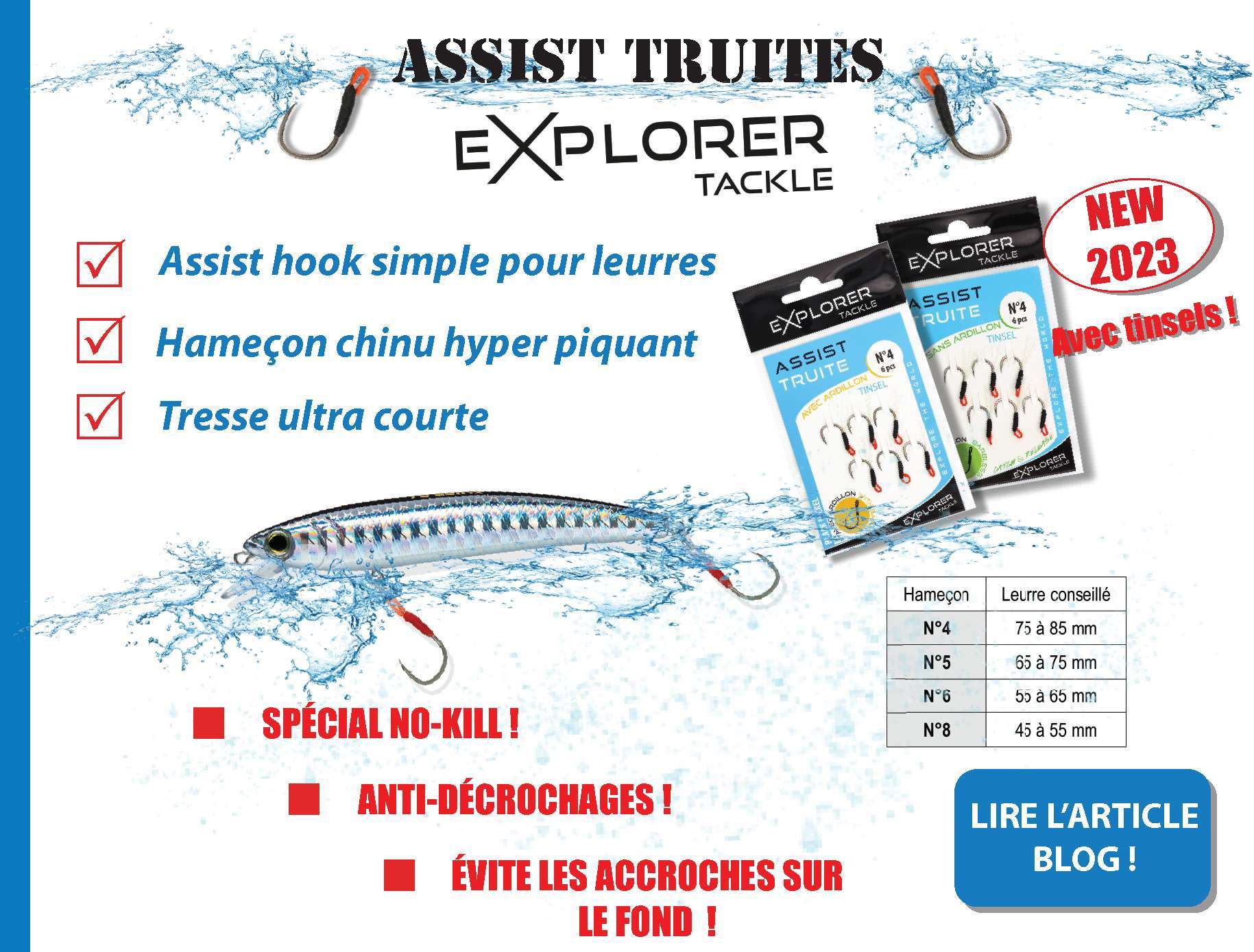 Assist Truite spécial leurres : le top pour l’ouverture !