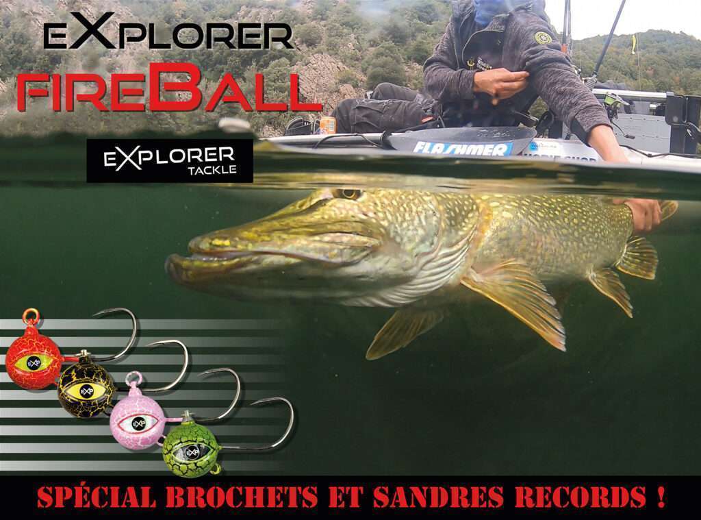 Le Fireball Explorer Tackle est également très efficace sur les gros brochets ! 