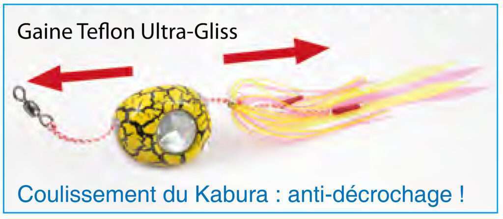 Le Bunri Kab est coulissant - comme toute la gamme de Kaburas Explorer Tackle.