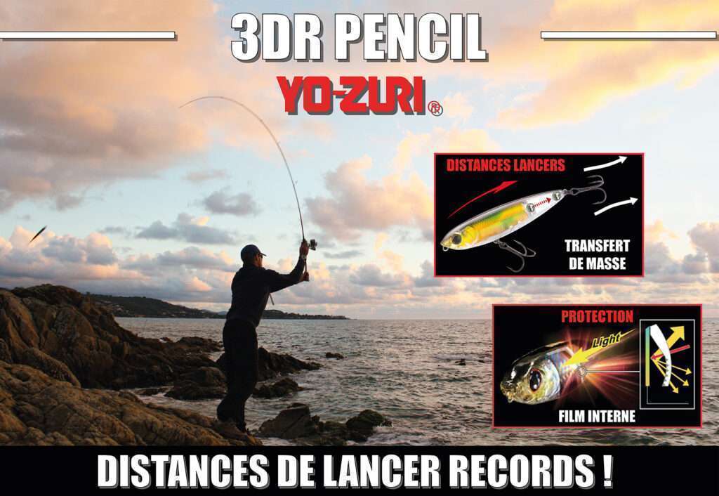 Grâce à ses distances de lancer records, le 3DR Pencil est idéal pour les pêches du bord ! 