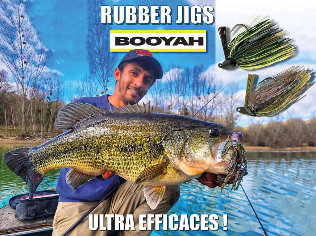 Les rubbers jigs Booyah sont d’une redoutable efficacité 