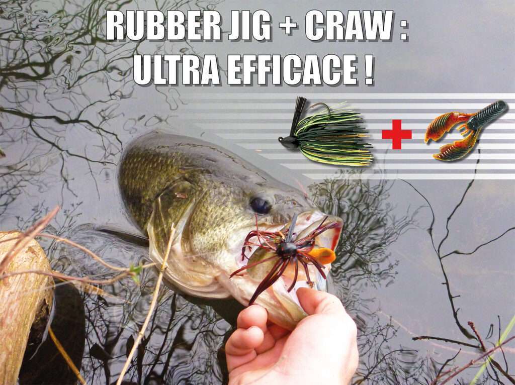 Rubbers jigs Booyah + craws : ultra efficaces !