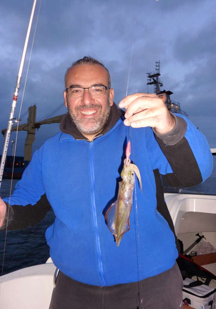 calamar pris à la Bubblin Yo-Zuri