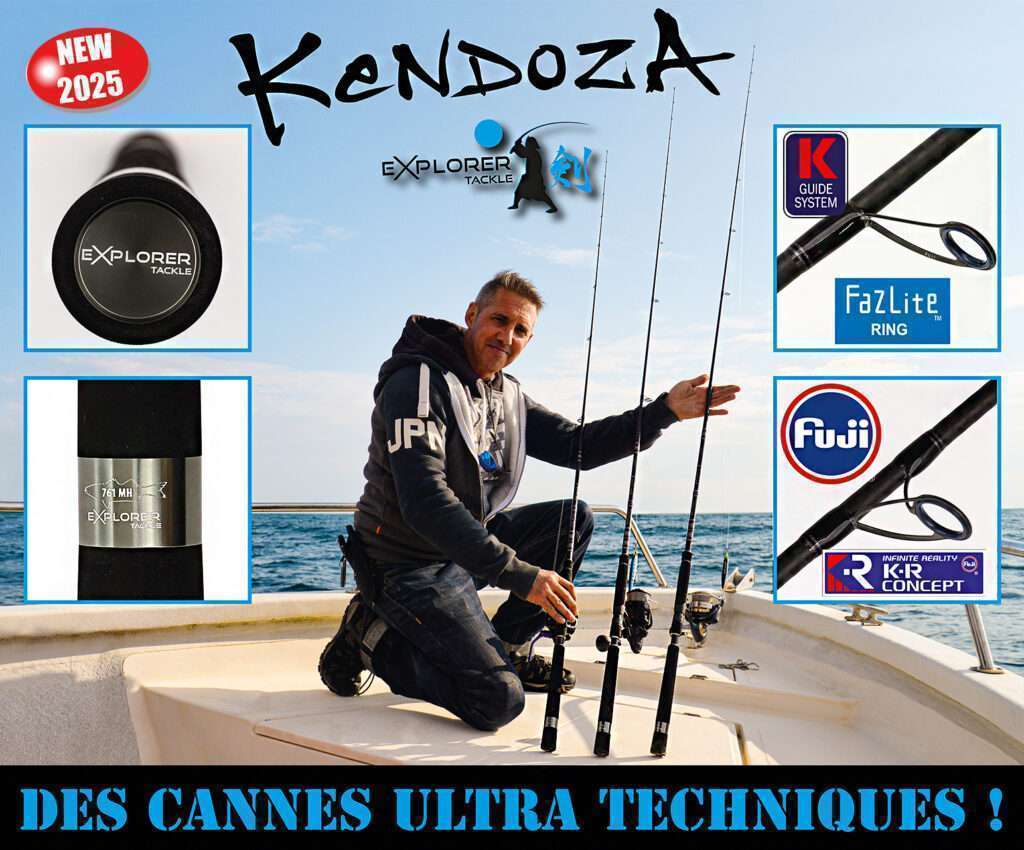Kendoza Explorer Tackle : des cannes ultra techniques !