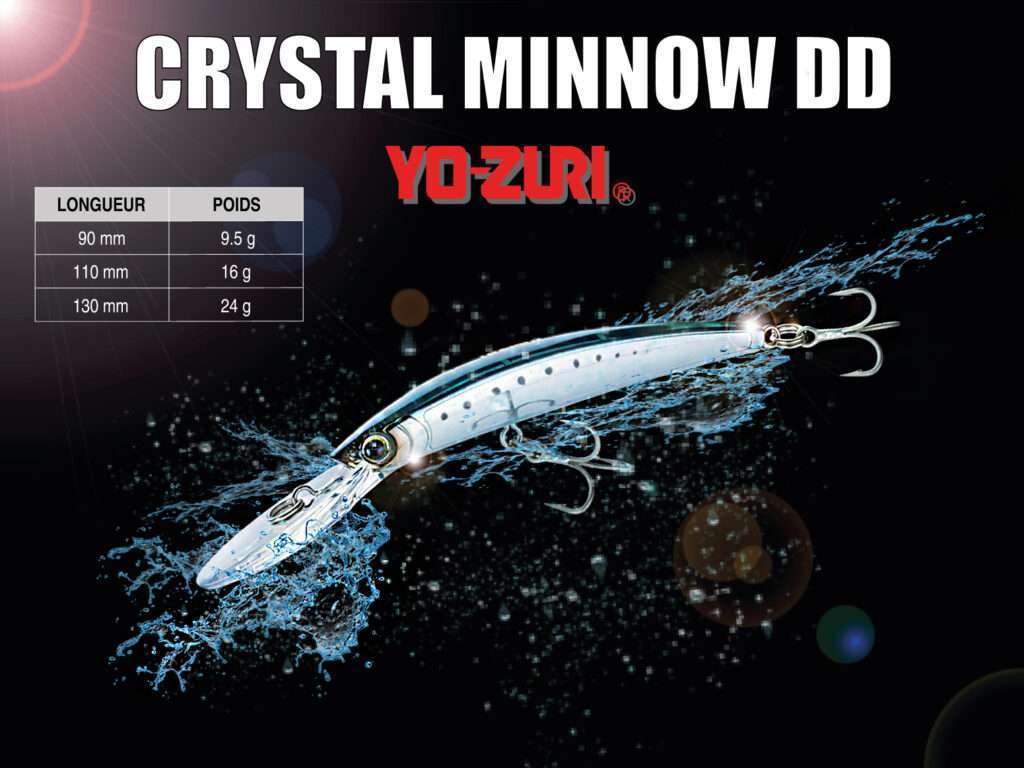 Crystal Minnow Deep Diver Yo-Zuri : un must pour la traîne côtière !