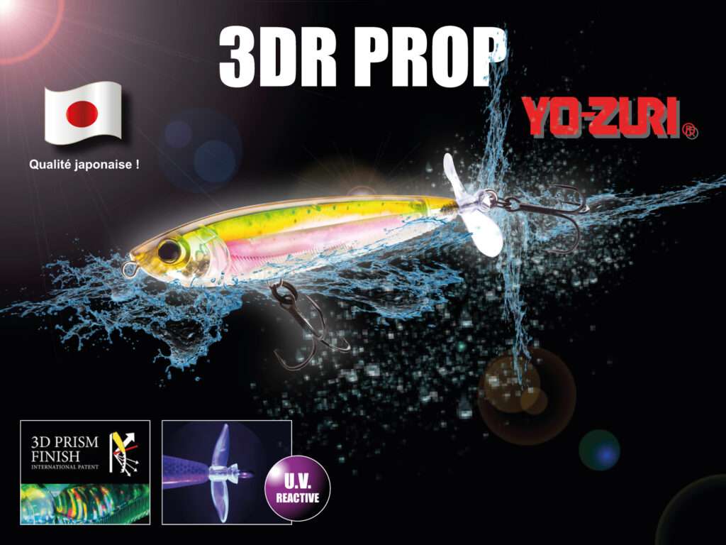 L’hélice du 3DR Prop brasse beaucoup d’eau