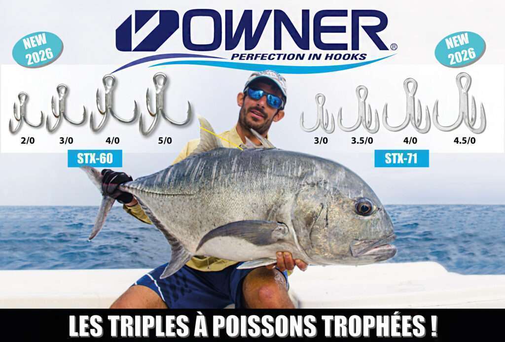 Nouveautés 2026, les STX-60 et STX-71 Owner sont parfaits pour affronter les plus grands poissons de sport de la planète